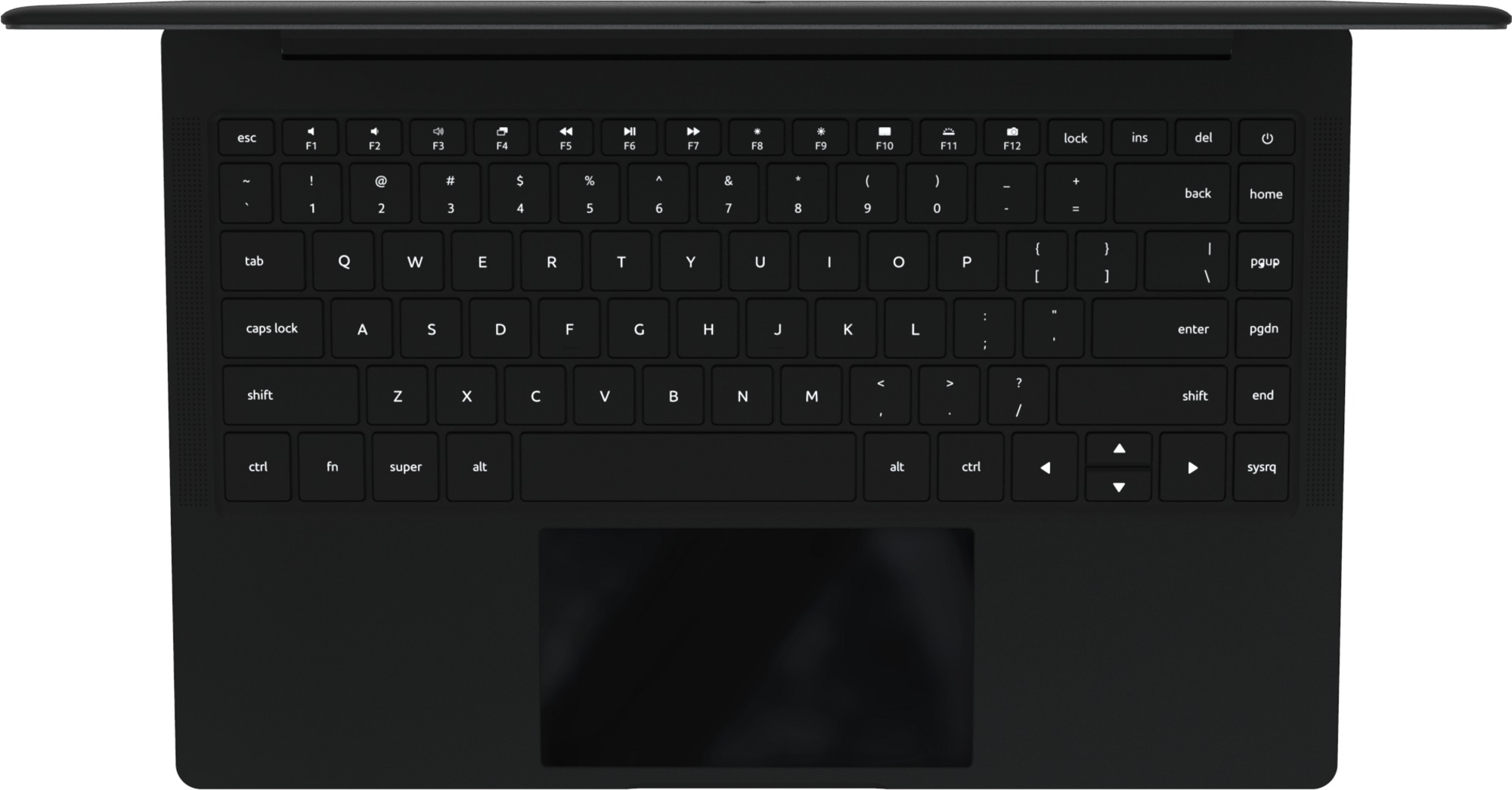 StarBook Mk VII Backlit Keyboard Backlit keyboard on the StarBook Mk VII